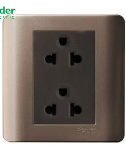 BỘ Ổ CẮM ĐÔI 3 CHẤU 16A SCHNEIDER MÀU ĐỒNG E84426JES2_SZ_G19