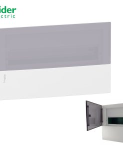 TỦ ĐIỆN NHỰA ÂM TƯỜNG 18 ĐƯỜNG SCHNEIDER (CỬA MỜ) - MIP22118T