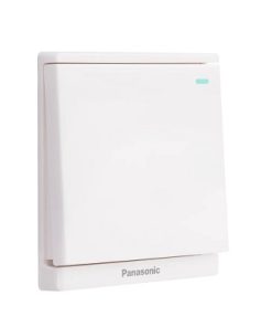 BỘ 1 CÔNG TẮC 1 CHIỀU, MÀU TRẮNG CÓ CHỈ BÁO DẠ QUANG MODERVA WMF511-1VN