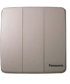 BỘ 3 CÔNG TẮC MINERVA 1 CHIỀU MÀU VÀNG ÁNH KIM WMT505MYZ-VN